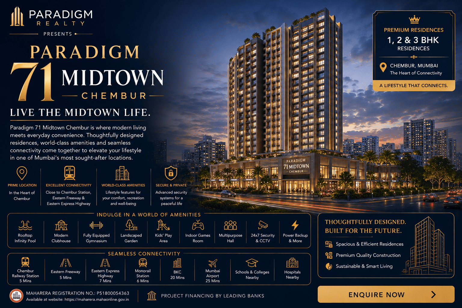 Paradigm 71 Midtown Chembur - Premium Luxury Apartments Mumbai